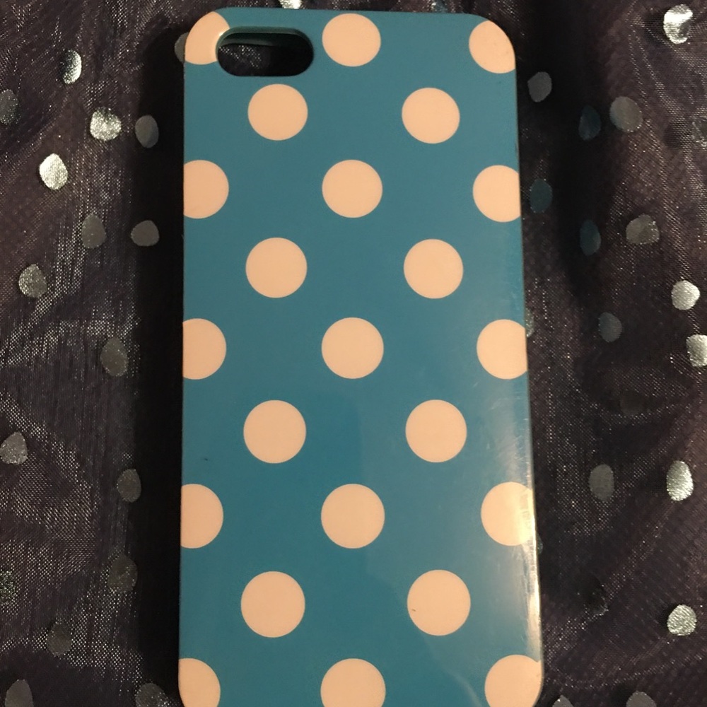 Blue & White Polka Dot IPhone 4 4s Phone Case